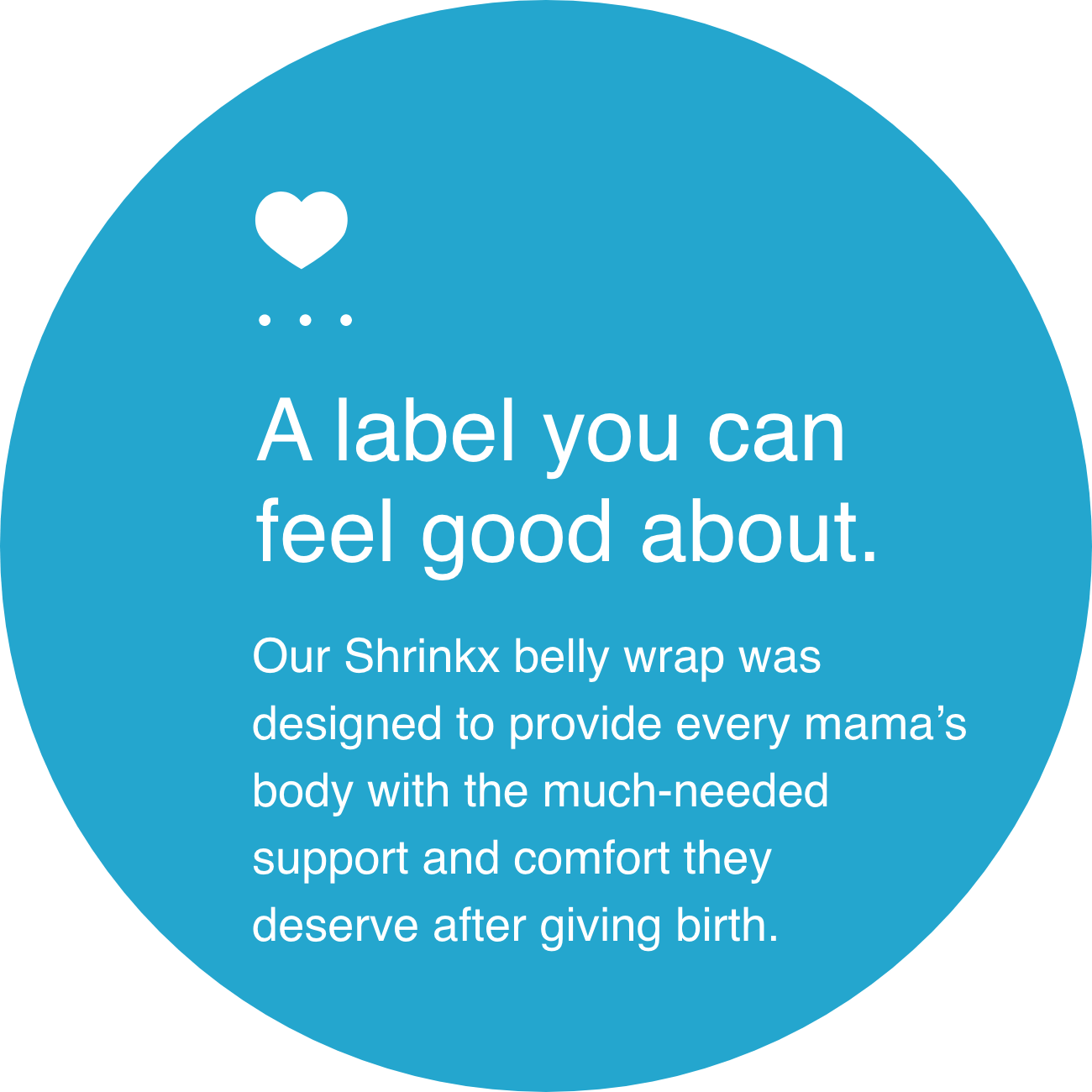 Shrinkx top belly wrap