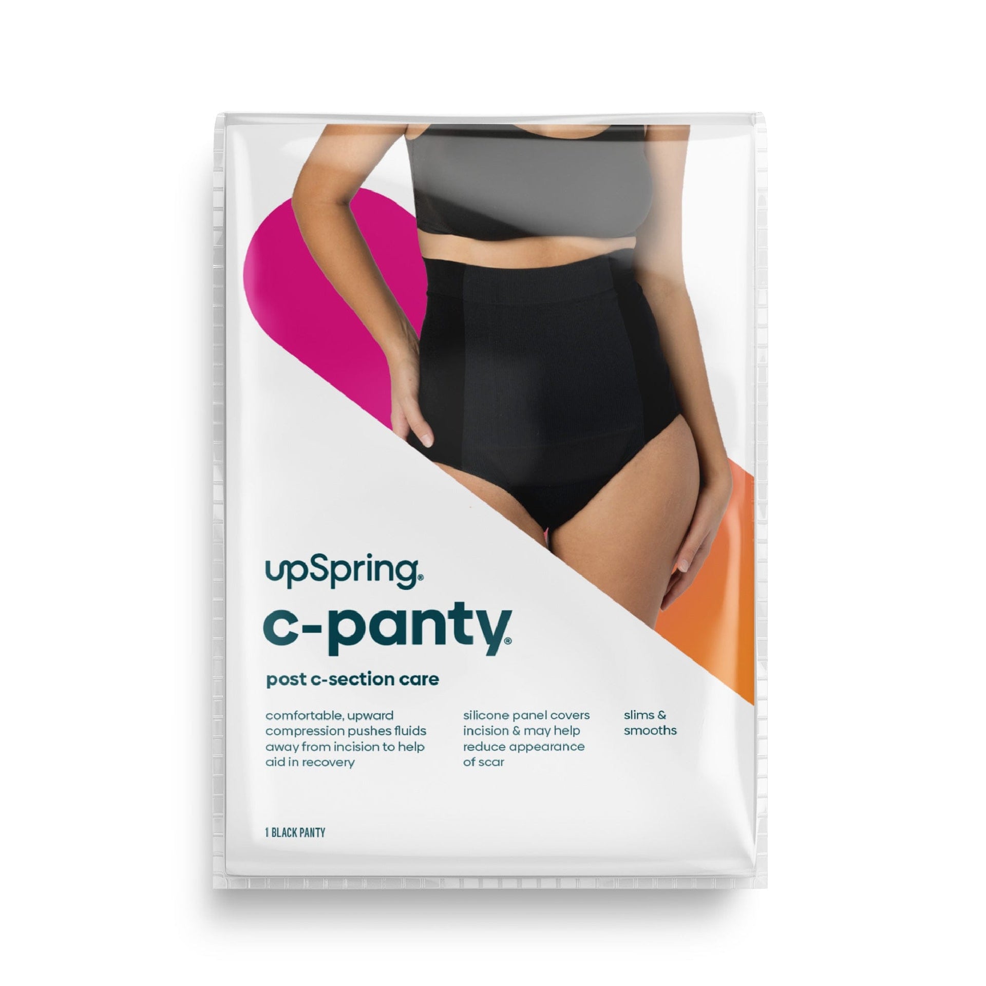 UpSpring C-Panty C-Section Hi Waist Underwear with Silicone for