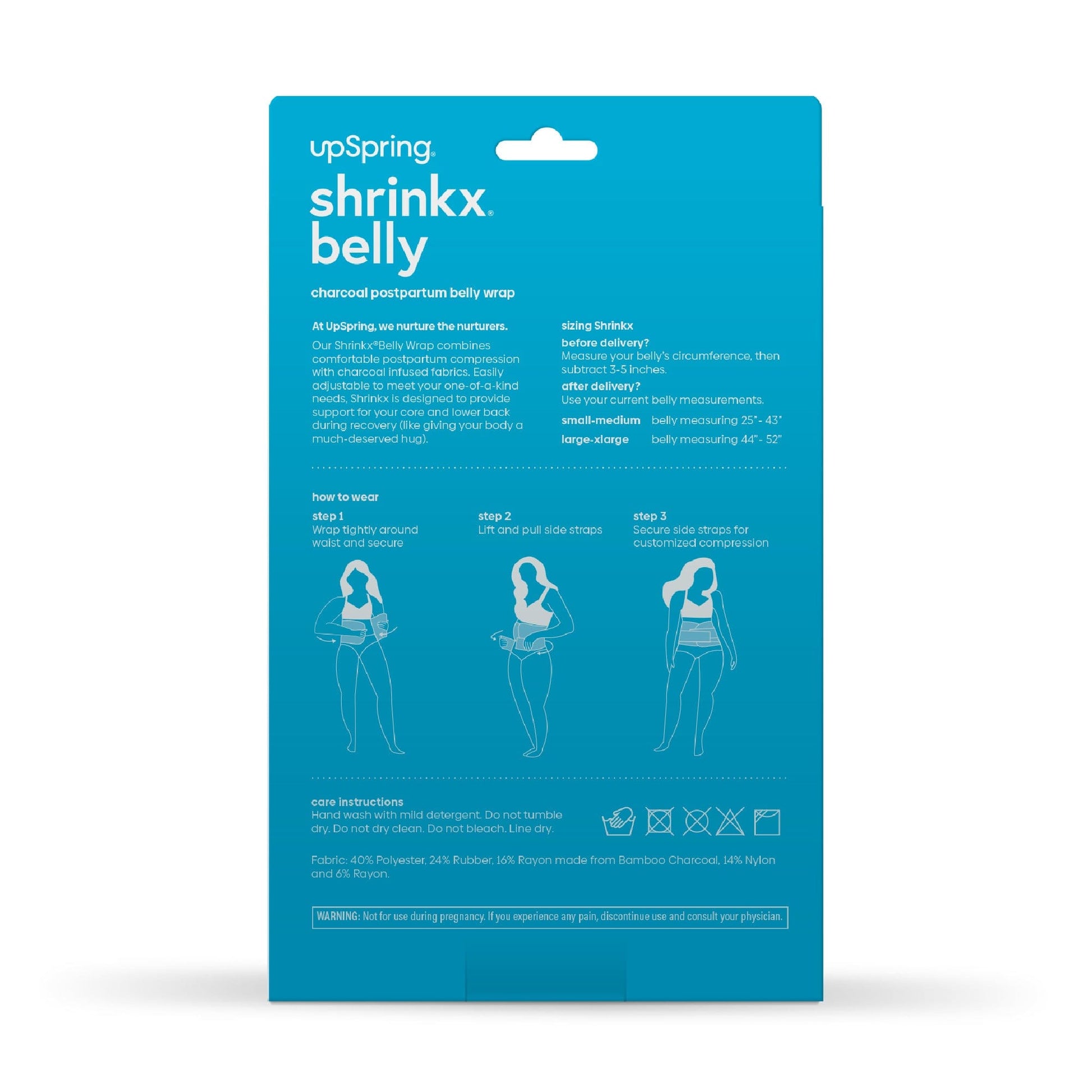 An image of the back of the Shrinkz product box