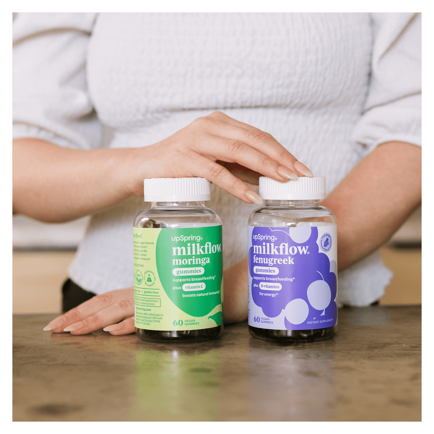 Milkflow Fenugreek Lactation Gummies Grape Flavor