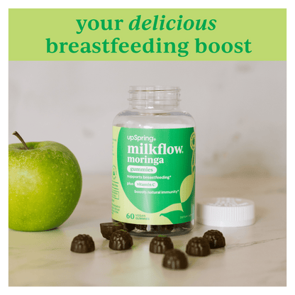 Milkflow Moringa Lactation Gummies Green Apple Flavor