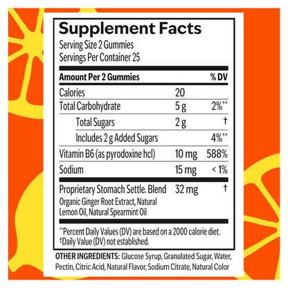 UpSpring Stomach Settle® Gummies 50ct