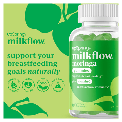 Milkflow Moringa Lactation Gummies Green Apple Flavor