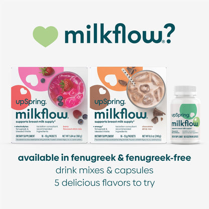 MilkFlow is available in a variety of flavors and types
