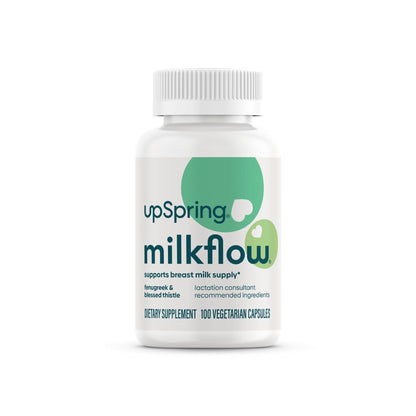 An image of the bottle the MilkFlow Fenugreek capsules are in