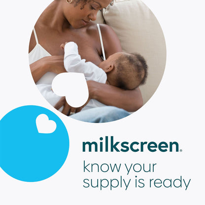 A woman breastfeeding with confidence knowing her milk is alcohol free
