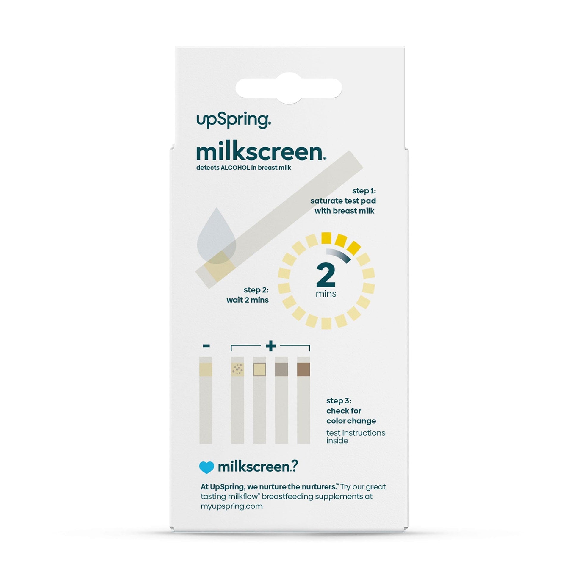 UpSpring Milkscreen Test for Alcohol in Breastmilk