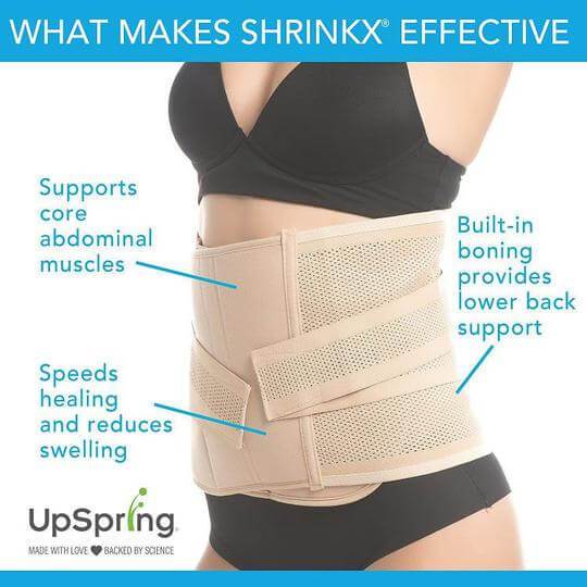 UpSpring Shrinkx Belly Wrap Features